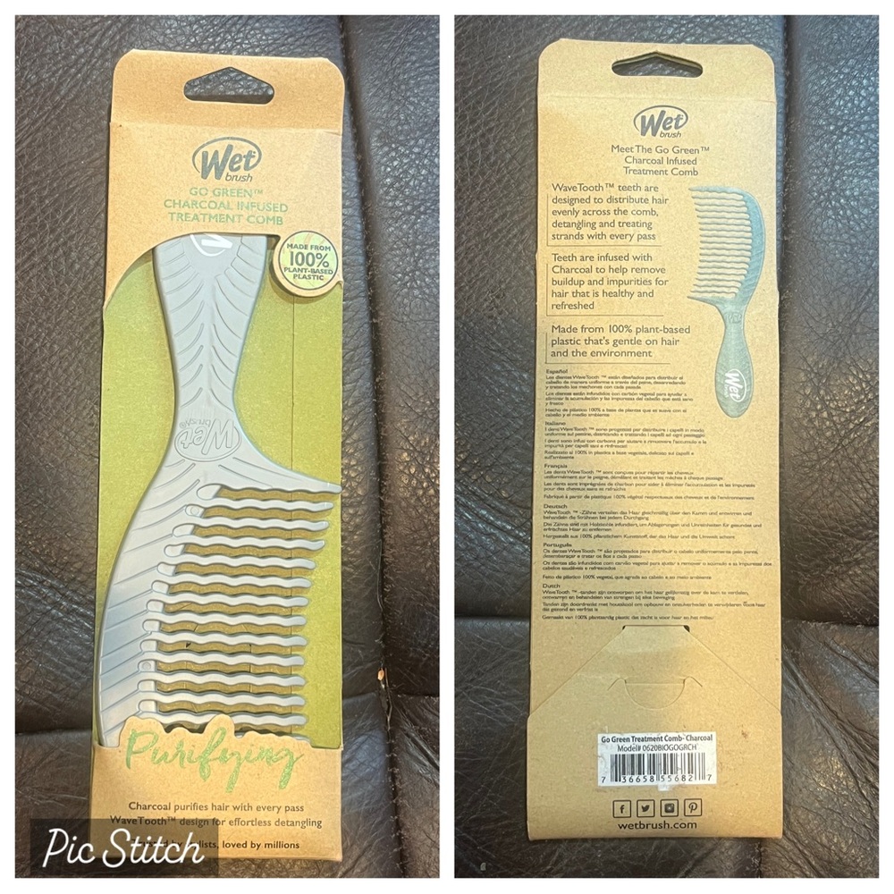 WetBrush charcoal infused comb